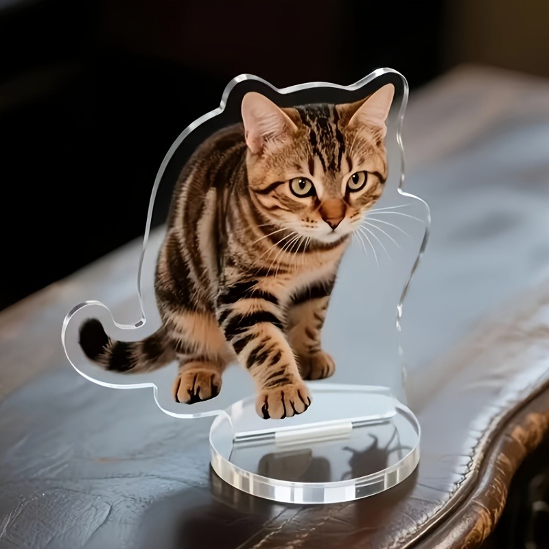 Pet Portrait Custom - Custom Irregular Pet Acrylic Standee, 2D