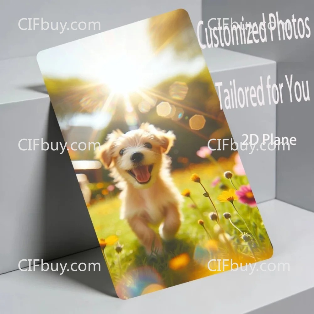 [2D Flat] 1pc Custom Photo Cou - Pet Portrait Custom recension och pris