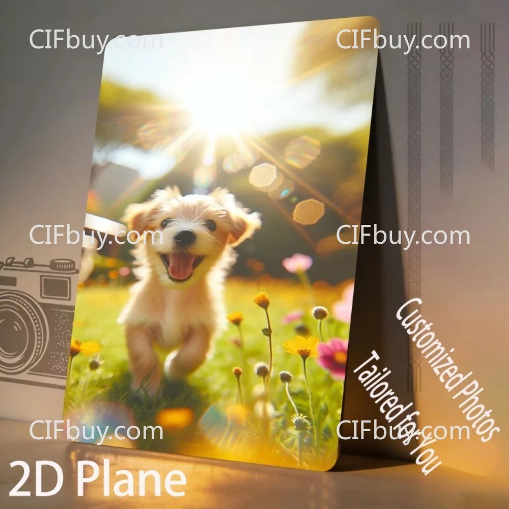 [2D Flat] 1pc Custom Photo Cou - Pet Portrait Custom recension och pris