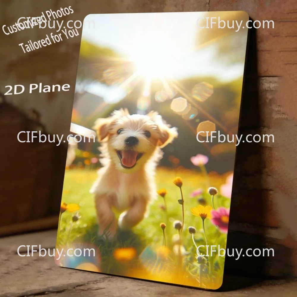 [2D Flat] 1pc Custom Photo Cou - Pet Portrait Custom recension och pris