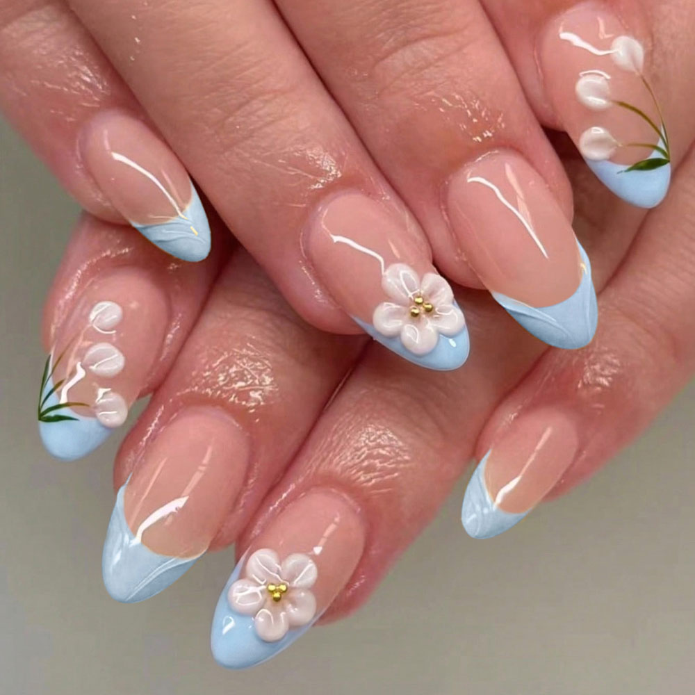 30 pieces of short almond-shap - Pressed Flower Art recension och pris